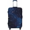 HLBSDM Coprivaligia da viaggio con stelle celesti pastello e lune galattiche
