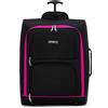 Flight Knight Valigia Da Cabina Easyjet (Overhead), Jet2, Ryanair (Priority) Borsa Leggera Con 2 Ruote Omologata Ideale Per Viaggi Aerei 55x40x20cm