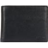 Bric's Bernina Portafoglio Uomo Orizzontale in Pelle con Protezione RFID, Portamonete, Scomparto Banconote e 16 Tasche Porta Carte, Dimensione 9,5 x 12,5 x 2,5 cm, Nero