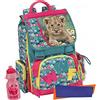 Franco Cosimo Panini Wwf Zaino Est. Std C/Gadget Flowers, Fantasia Rosa E Verde, Cm 40 X 30 X 20