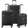 Roncato JAZZ 4.0 SET VALIGIE (Grande, Medio, Cabina) - Nero