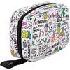 I-TOTAL® - Beauty Case da Viaggio, Trousse da Viaggio, Borsa da viaggio, Donna/Uomo Beauty Case Impermeabile con Gancio (UNICORN)