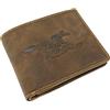 Green Deed - Portafoglio da Uomo - Regalo per Amanti della Natura, Pescatori, Cacciatori - Portafoglio in Pelle, Marrone - Regali da Uomo - con Motivo - Cavallo al Galoppo