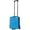 R.Leone Valigia da 1 Fino a Set 4 Trolley Rigido grande, medio, bagaglio a mano 55x40x23 cm Wizz, ITA Airways e bagaglio 45x36x20 cm EasyJet in ABS 8001 (Azzurro, XS Bagaglio 45x36x20cm 2Ruota)