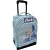 il megastore dei giocattoli e Giochiamo Trolley Key People originale per bambini con design Frozen Elsa - Zaino trolley per scuola elementare, leggero, resistente e con manico estensibile e ruote