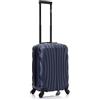 R.Leone Valigia 55x35x25 cm Trolley Bagaglio a mano 4 Ruote in ABS Air Asia, Air France, Ita airways, KLM, EasyJet, Ryanair 20373FR (Blu, Valigia 55x35x25cm)
