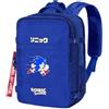 CARTOON Zaino da Viaggio Cabina 40x20x25 cm Bagaglio a Mano 20L per Aereo Zaino con Scomparto Laptop Tasche Organizer e Scomparto Impermeabile Spallacci Regolabili e Cinghia Trolley Zaino (Sonic)