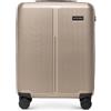 WITTCHEN Stripes Line Valigia da cabina 55 × 39 × 20 cm (M) | (36 L), ABS rigido, 4 ruote 360° e lucchetto combinazione | Trolley bagaglio a mano formato, Ryanair/ITA Airways - Colore: Oro