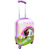 CARTOON Trolley da viaggio in ABS Gabby's Dollhouse per bambini valigia 50 x 33 x 20 cm con quattro ruote e manico allungabile
