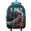 Bagtrotter Zaino a rotelle 31 cm Asilo Jurassic World Nero T-Rex