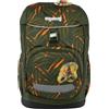 ergobag flex zaino per la scuola elementare, flessibile, ergonomico, leggero, 23 litri, per bambine e bambini ExBeardition - Olive