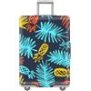 LNXSESN Cprivaligia Blu Graffiti Tropicale Coprivaligia Media Elastica Copri Valigia Media Lavabile Anti-Graffio Copertur Copertura Valigia con Cerniera Copri Trolley Riusabile Luggage Cover Per 26-28 Pollici