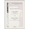 LIBRETTO Salomè-Elettra. Ediz. italiana e tedesca