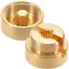 BIUDECO Sordina Accessorio Comodo in Ottone Oro per Violoncello Riduzione del Rumore e Design Cilindrico per Impiego Musicale Professionale