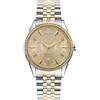 Vivienne Westwood Orologio Quarzo Donna, misura cassa 38.00mm con quadrante Oro Analogico e cinturino Two-Tone Gold in Cinturino in metallo VV208CPSG