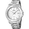 Festina Orologio Donna Analogico Acciaio Inossidabile 316L Argento - Quarzo - Vetro minerale alta resistenza - Impermeabile 5 ATM - Calendario - Special Prices F20428/1