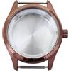 ROUREOX 40mm Cassa Orologio Pilota NH35 NH36 ETA 2824 Movimento 33.6mm-34.3mm Quadrante Grande Acciaio Inox Mod Parti per IWC Pilot/Hamilton Khaki Field-3 40MM(ETA2824)