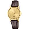 Festina Swiss Made Orologio Donna Analogico in Pelle Marrone