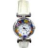 LE GEMME DI VENEZIA Orologio Donna watch in Vetro di Murano Murrina Millefiori (PERLATO)
