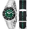 Sector No Limits Orologio Donna in Acciaio, Tempo e Data, Analogico, 35 mm, Collezione 230, Special Pack - R3253161546