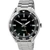 Lorus Orologio analogico al quarzo da uomo con bracciale in metallo, Argento/Nero - RH935NX9
