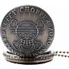 VIGOROSO One Piece Vintage Antique Bronze Steampunk Quartz Pocket Watch Necklace Pendant Gift Box