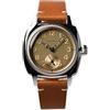SOTAG Baltany Vintage Dress Watch MOP Dial Sub Seconds Cattedrale Mani Manuale-Winding Retro Luminoso 200M Impermeabile Mechaincal Orologi da polso, Colore 1.