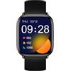 SMARTY2.0 SMARTY 2.0 Orologio digitale da donna con cinturino in silicone SW081A, nero, moderno, nero, Moderno