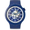 Swatch Men's SB01N102 - Orologio analogico digitale automatico con cinturino