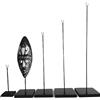Generic Piedistallo per maschera, supporto, espositore, 5 altezze a scelta, adatto a tutti i tipi di maschere (20 cm)