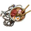Handmade Collana Ramen Fatta A Mano In Argilla Polimerica Ciotola Ramen Giapponese