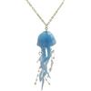Cairui Design Blu Medusa 3D Mare Profondo Oceano Argilla Resina Placcato Oro 18k Collane Con pendenti Donna Handmade
