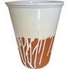 Ceramiche Angela Rinaldi - Vaso in Ceramica di Vietri Dipinto a Mano Rigato Maiolica Design Terracotta Coccio Cachepot (Altezza cm 15 Diametro cm 13, Vaso gocciolato)