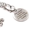 Shopping Cat Bijoux Collana Lascia La Presa - Collana Frase - Collana donna acciaio