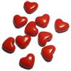 Generic 10 Perle forma cuore 14 x 12 mm