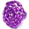 Handmade Anello artigianale,in alluminio anodizzato,pezzo unico!Modello Andromeda small Viola.