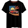 Magmatic - Maglietta Mini Auto Collezione per Uomo Unisex Bambino, Collezione Sunny Rides T Shirt Nera Premium 100% Cotone, Regalo collezionista, appassionato di Automobili, Fan di Auto