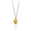 Shopping Cat Bijoux Collana in Acciaio con Ciondolo Cuore Anatomico Personalizzabile: Porta il Tuo Messaggio nel Tuo Cuore - Collana con cuore anatomico da incidere (Piccolo, Oro)