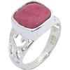Kanika Jewelry Trove Ruby 925 Sterling Silver Ring Jewelry, Anelli d'argento per regalo donna