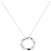 GIOAS Collana a catena con anello in argento sterling 925 Gioielli per donna/uomo