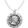 GIOVANNI VITALE GIOIELLI Ciondolo Uomo Argento Giulio Cesare Personalizzato Artigianale Collana Argento cm 50 inclusa