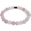 TOTEM by Les Bijoux de Lawrence Bracciale elastico in perle naturali, quarzo rosa e giada bianca