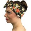 Handmade Fascia capelli BANDANASARTE con ferretto modellabile 100% cotone pregiato