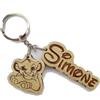 Faltec Portachiavi personalizzato Simba del Re Leone con nome personalizzato - sconti su quantità - segnaposto, decorazione bomboniera, idea regalo personalizzato