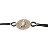 Cozzi Gioielli Tartaruga : Braccialetto in Argento 925 e Caucciù - Bracciale con Testuggine - Rettile