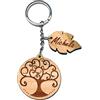 Faltec Portachiavi personalizzato albero della vita - il regalo perfetto per le maestre o gli alunni - decorazione bomboniere nascita, battesimo, comunione, cresima, laurea - idea regalo chiusura scuola
