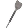 ATEUXOL Pala per Martello Demolitore 1 pz 75/120 mm manico rotondo scalpello grande pala piatta ultra sottile for cemento(75mm)