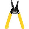 Ideal Industries IDEAL Electrical 45-121 T-6 T-Stripper - 14-26 AWG, spellafili giallo con fori di passaggio, naso pinza, apertura automatica a molla