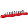 CRAFTSMAN Set di chiavi a bussola metriche da 1/4, 6 punti, 11 pezzi (CMMT12041)