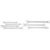 GearWrench 81933, Set di chiavi combinate lunghe 12 punte SAE con rulloportautensili, 7 pezzi